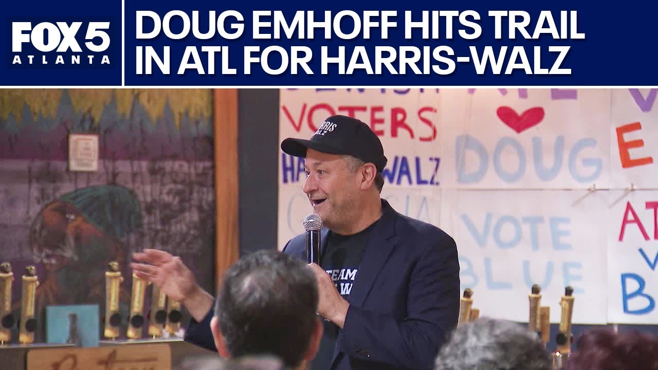 Second Gentleman Doug Emhoff rallies for Harris-Walz in Atlanta | FOX 5 News