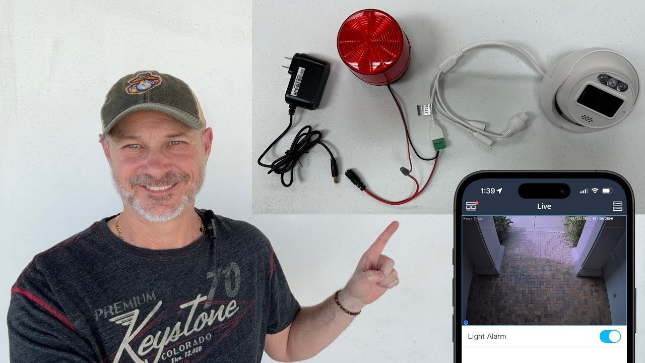 Security Cameras with Alarm Options: Lights, Sirens, Motion Detection