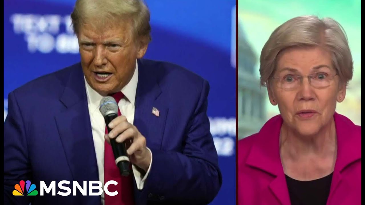 Sen. Warren: Trump is telling us loud and clear he wants to destroy our democracy