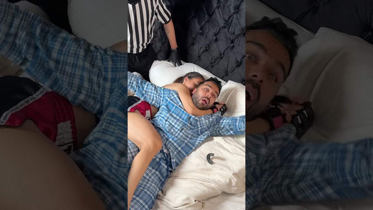 Sleeping next to her