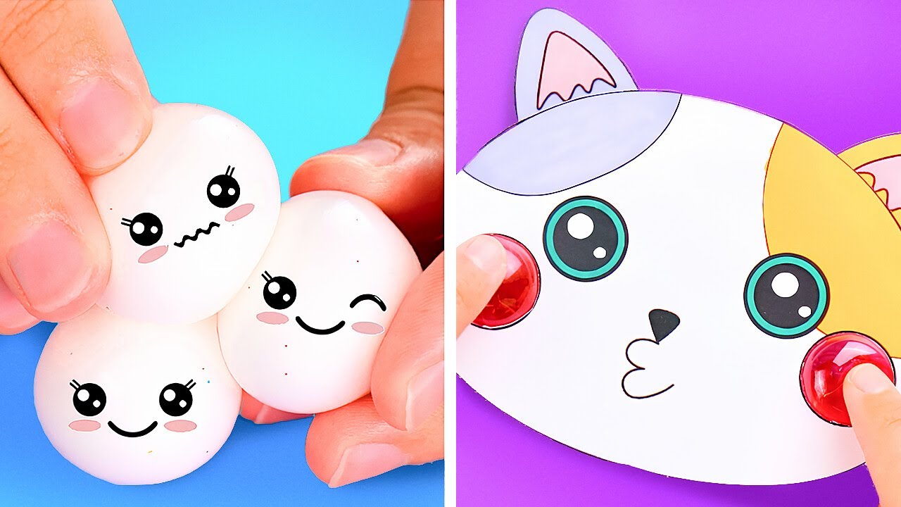 Stress-Free & Squishy! DIY Crafts to Calm Your Nerves 💆✨