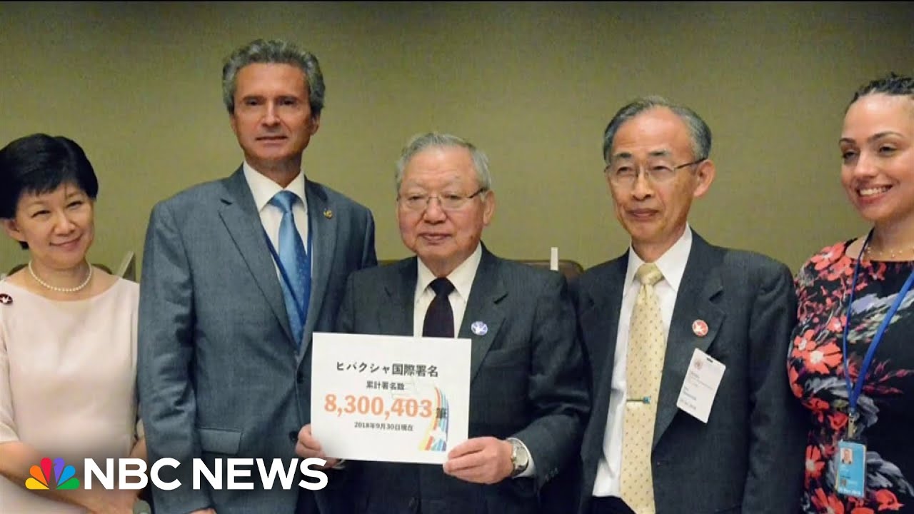 Survivors of Hiroshima and Nagasaki bombings awarded Nobel Peace Prize