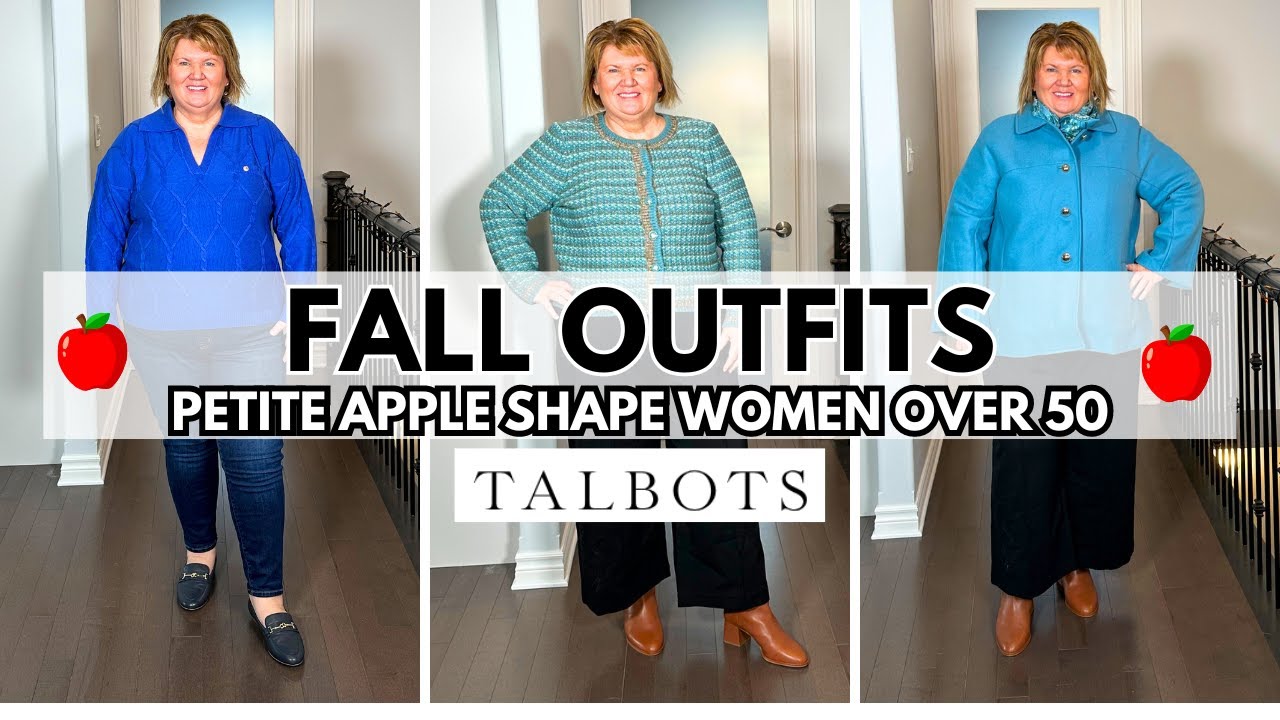Talbots FALL Clothing Haul for Women Over 50 (Petite Apple Shape)🍁🍎