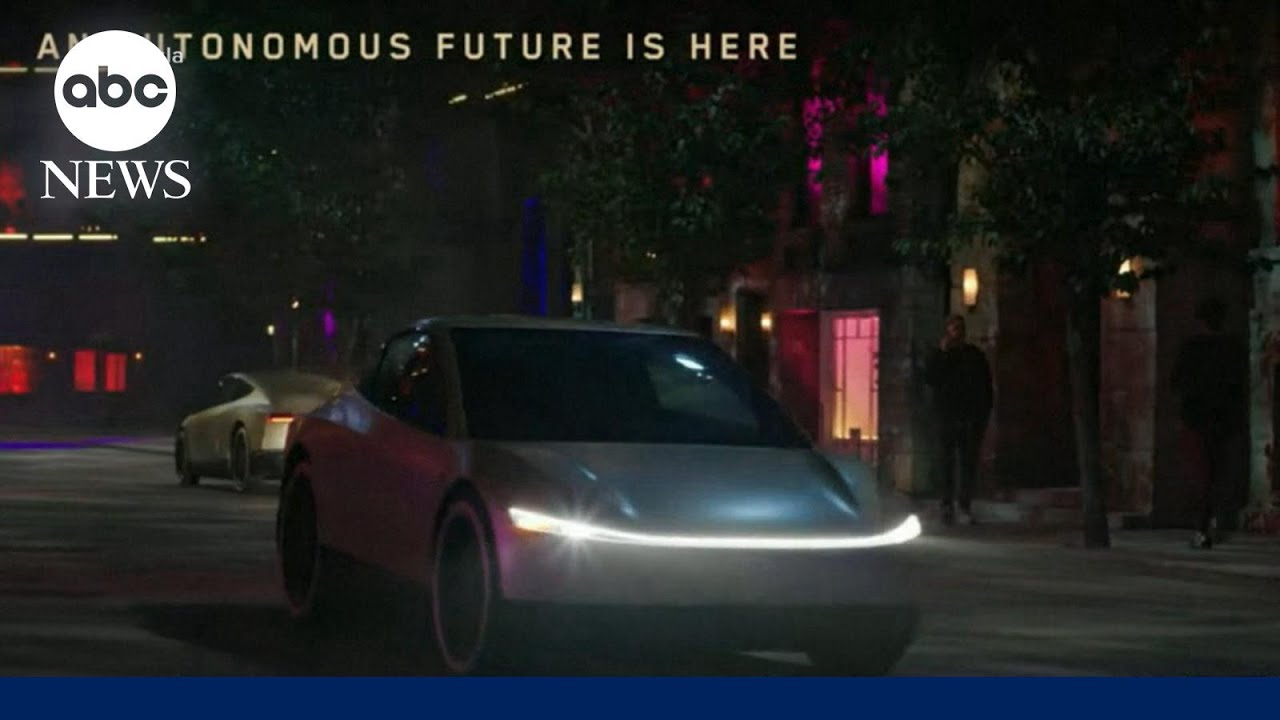 Tesla unveils its Cybercab in move Musk hopes will steer company into new era