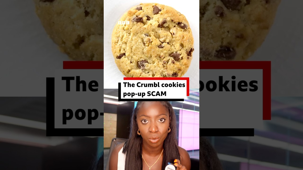 The Crumbl cookies pop-up scam explained. #Crumbl #BBCNews