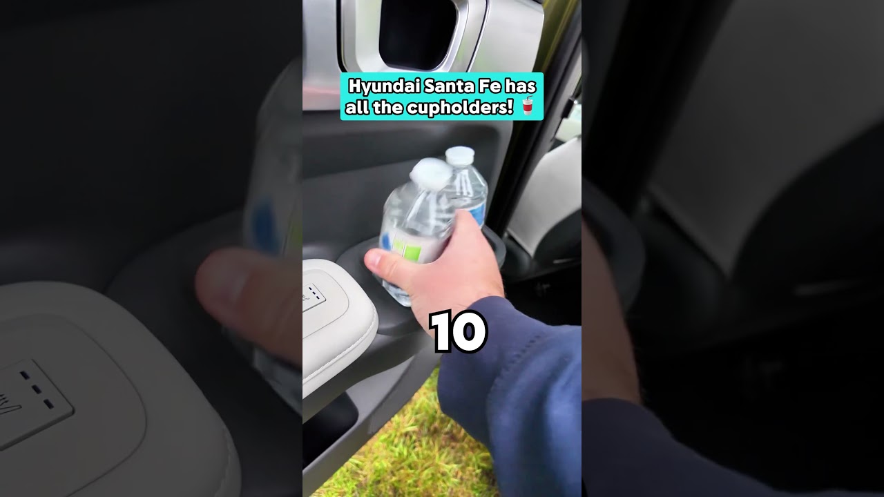 This car has HOW MANY cupholders?! 😳