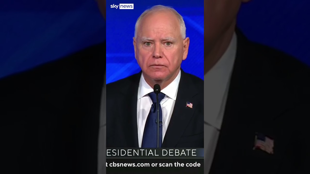 Tim Walz addresses Donald Trump’s denial of losing the 2020 Presidential election