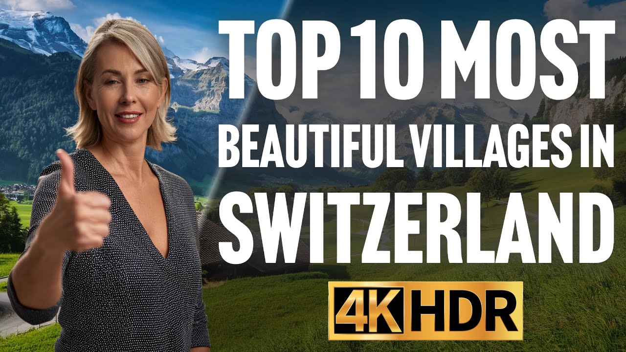 Top 10 Most Beautiful Villages in Switzerland | Travel Video 4K