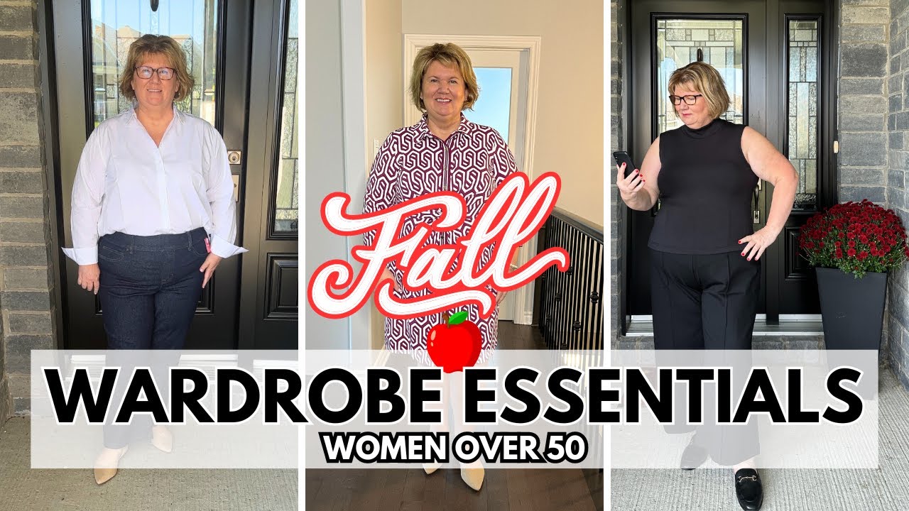 TOP 12 Must-Have Fall Wardrobe Essentials for Women over 50 (2024) 🍁🍂