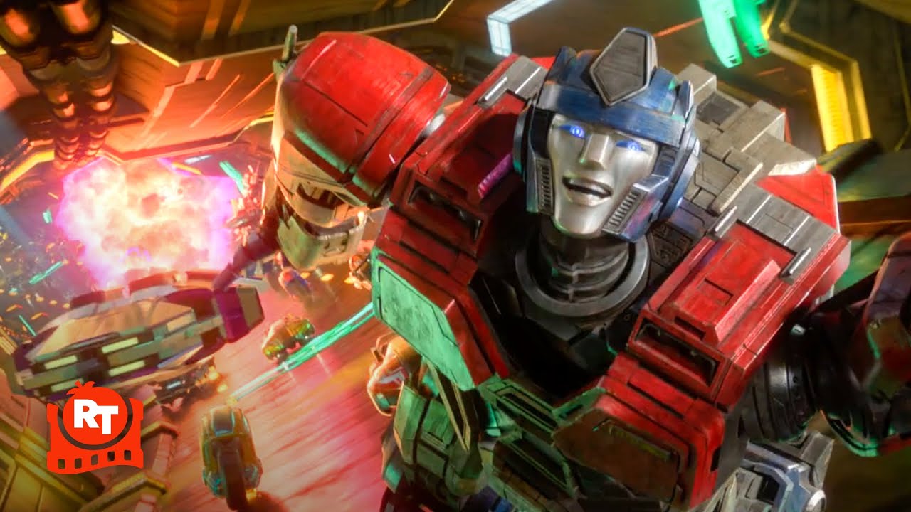 Transformers One (2024) – Optimus & Megatron Race Scene | Movieclips