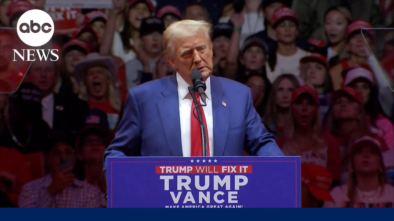 Trump gathers supporters at Madison Square Garden with profane, racist jokes