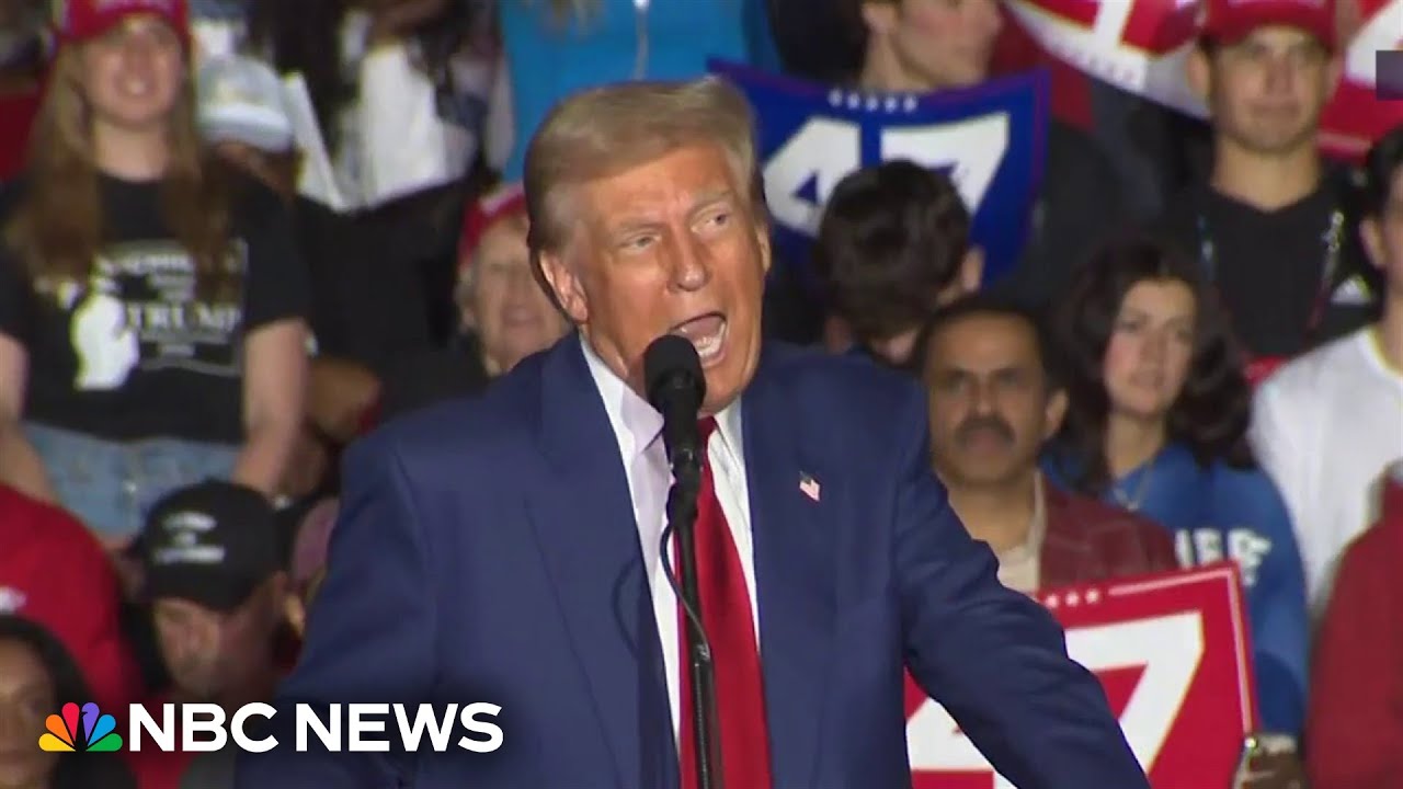 Trump rallies at Madison Square Garden as campaign enters final sprint