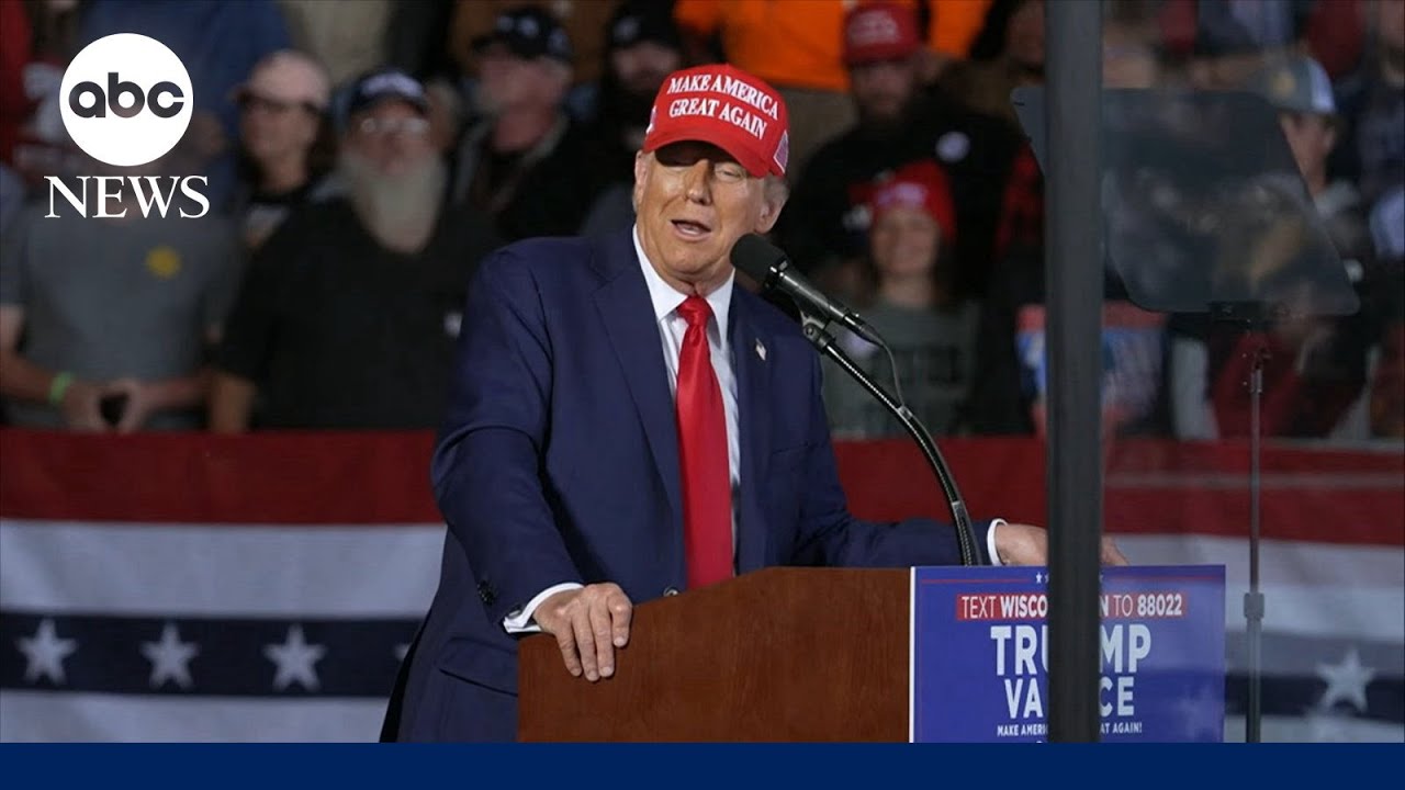 Trump rallies supporters in Wisconsin