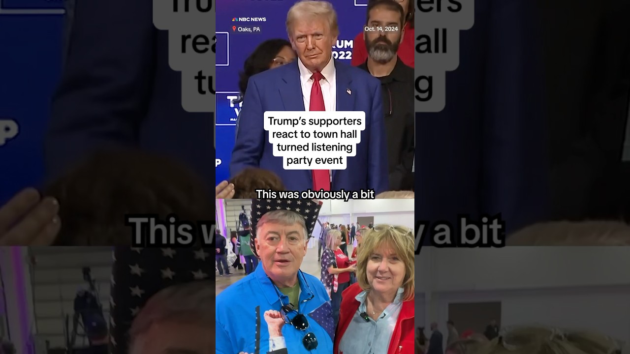 Trump‘s supporters react to town hall turned listening party