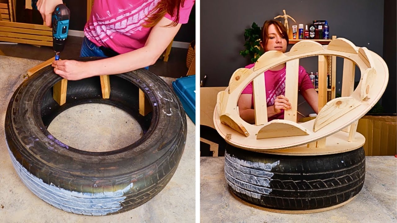 Turn Tires into Cool Crafts with These Bold DIY Hacks