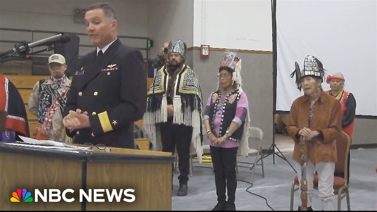 U.S. Navy apologizes to Angoon’s Tlingit community for 1882 bombardment