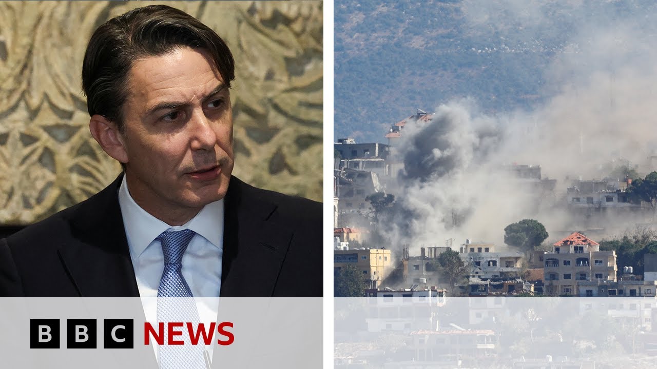 US envoy in Beirut as ceasefire talks under way | BBC News