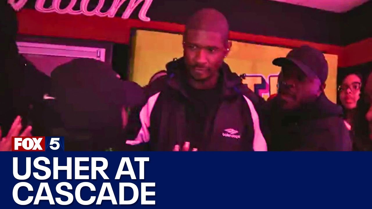 Usher surprises young voters at Atlanta’s Cascade skating rink | FOX 5 News