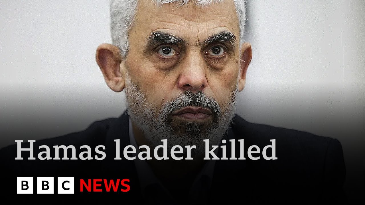 Video footage confirms Hamas leader Yahya Sinwar killed by Israeli forces | BBC News