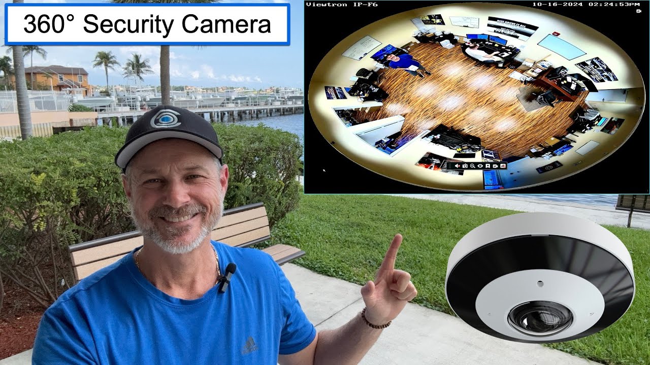 Viewtron 360 Security Camera, Fisheye IP Camera