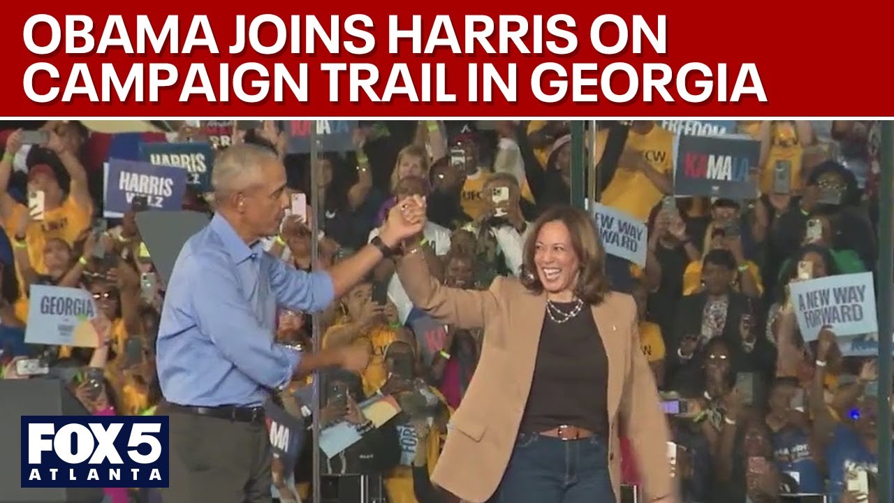 VP Harris holds rally with Obama, list of celebs | FOX 5 News