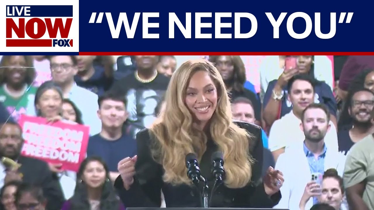 WATCH: Beyoncé joins Kamala Harris at Houston rally