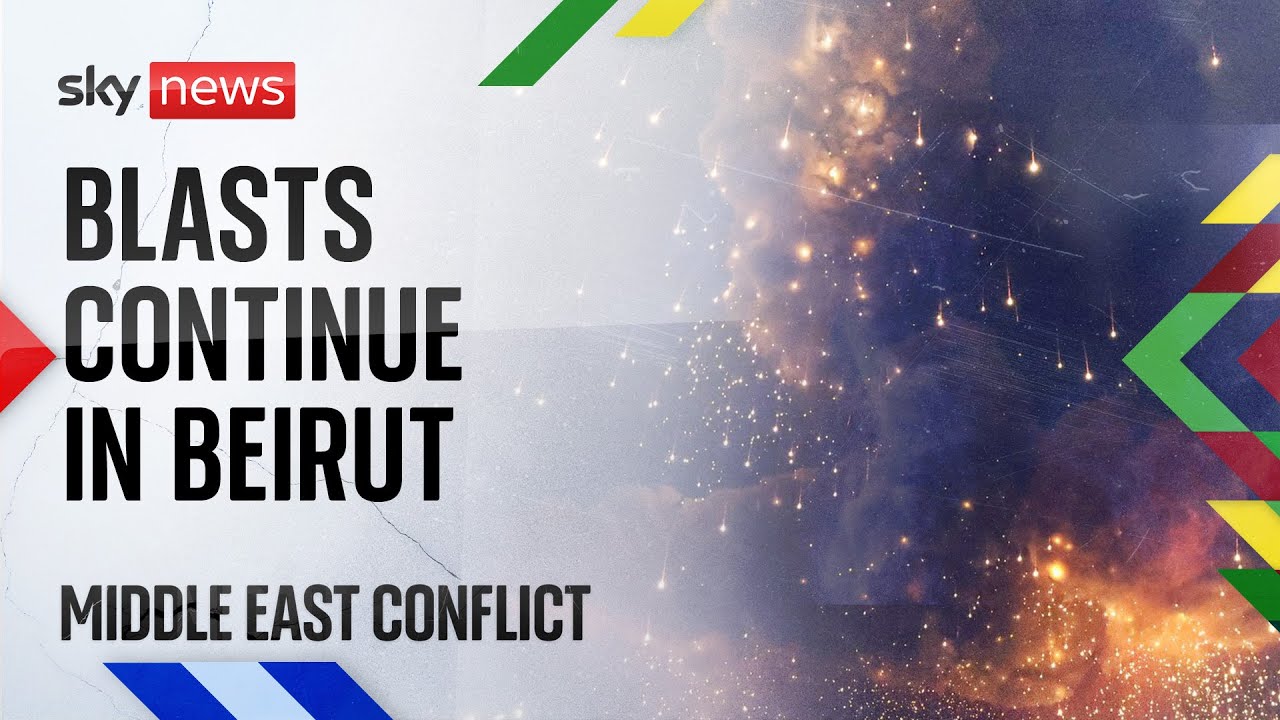 Watch live: Beirut skyline as blasts continue