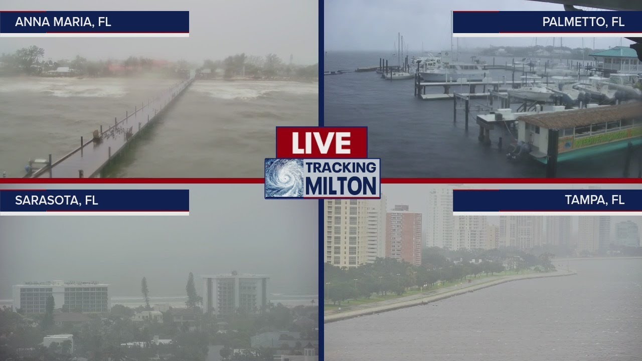 WATCH LIVE: Florida weather cameras ahead of Hurricane Milton | FOX 5 News