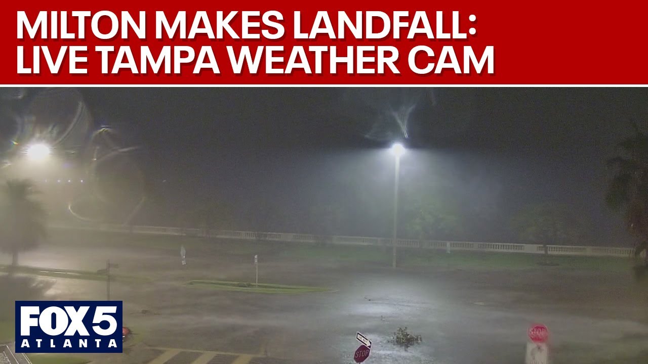 WATCH LIVE: Hurricane Milton Tampa weather cam | FOX 5 News