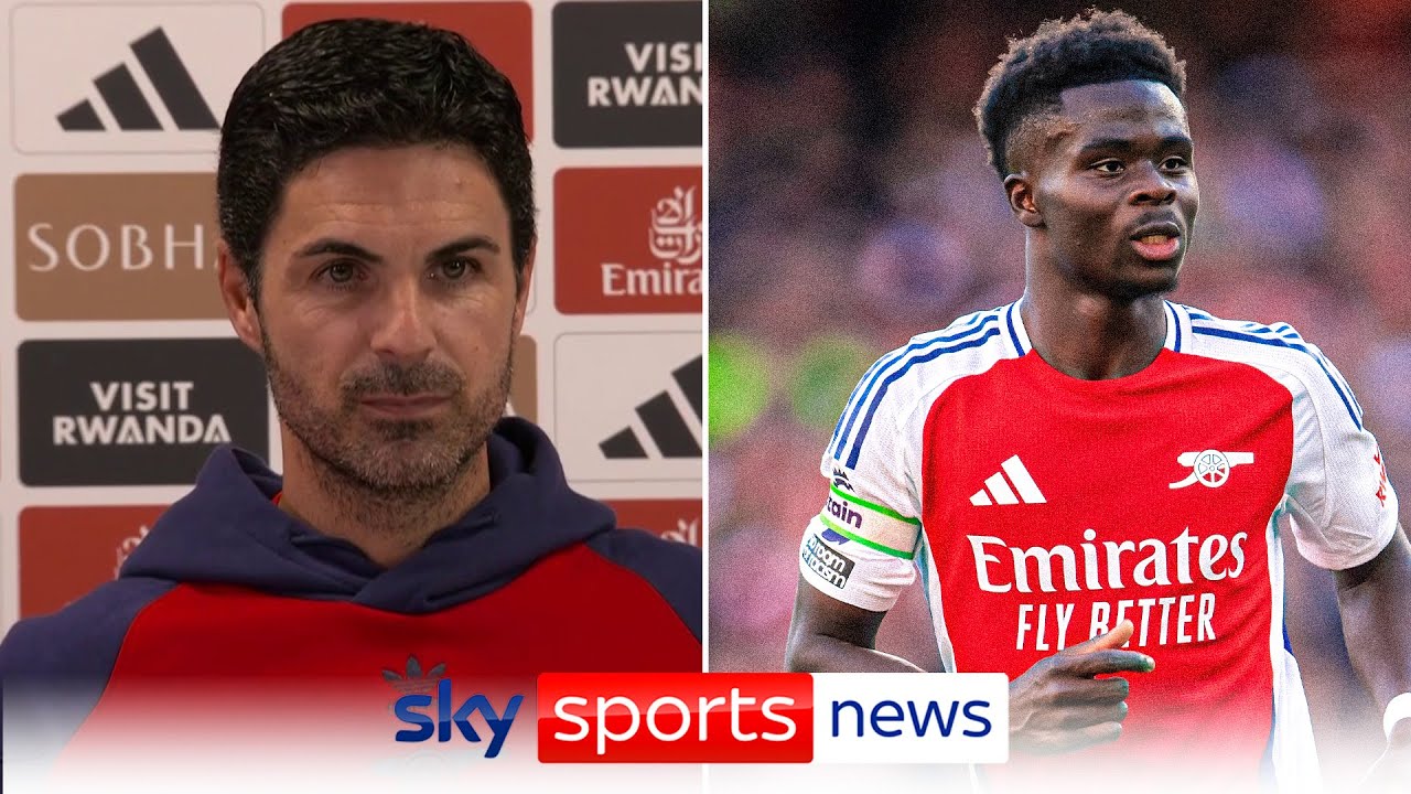 “We’ll have to wait and see” | Mikel Arteta refuses to rule out Saka, Calafiori and Timber