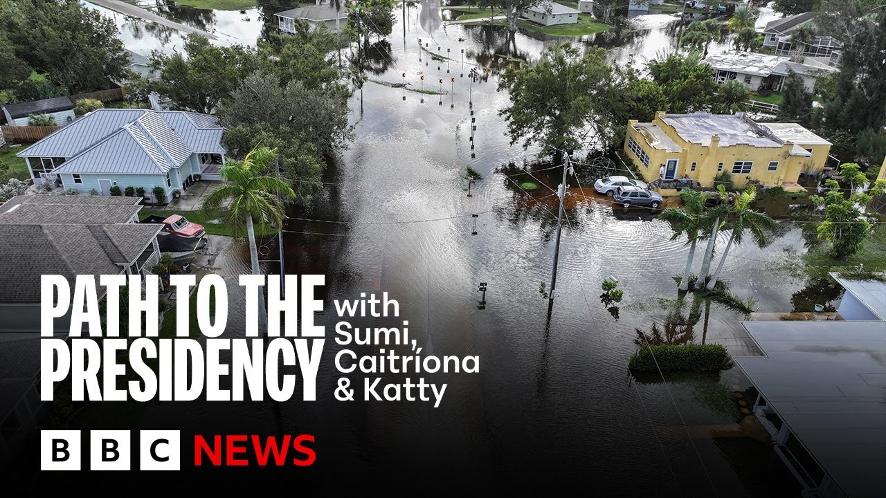 Will Hurricane Milton impact the US election result? | BBC News