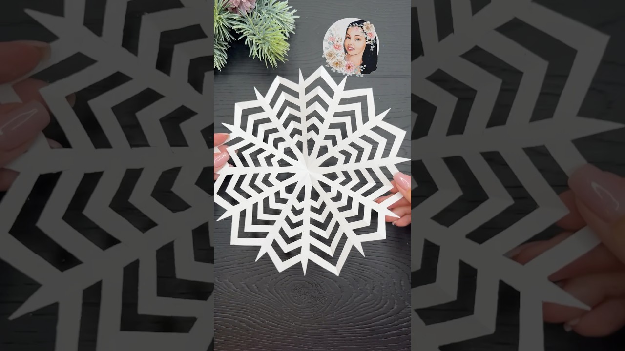 WoW! ❄️ Easy Paper Christmas Decorations 2024 Snowflake