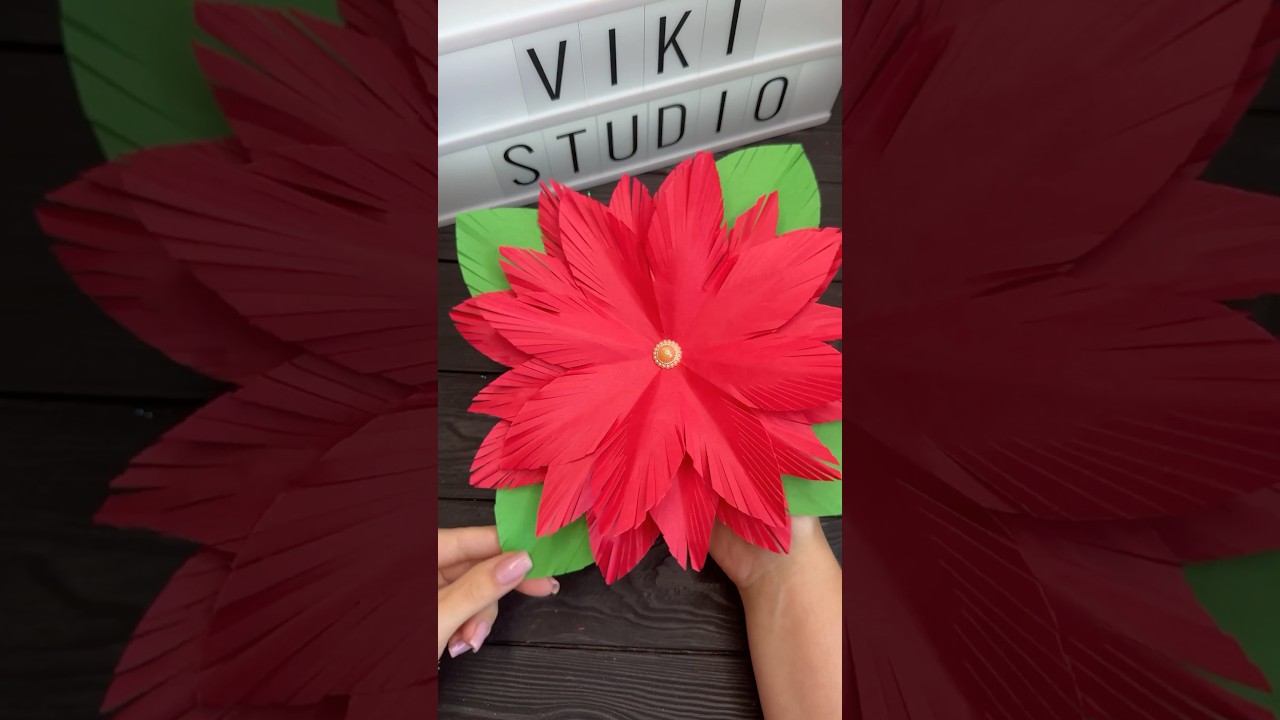 WoW! 😍 Easy Paper Flower Christmas Decorations 2024