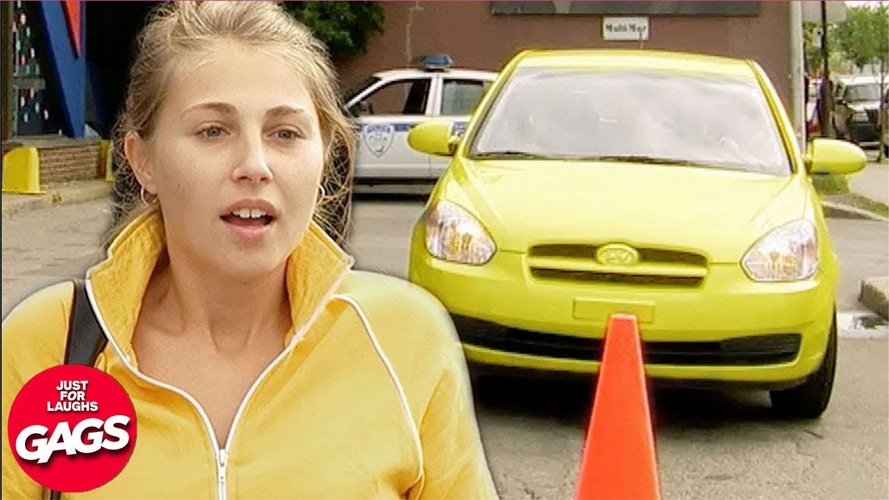 Yellow Car Accident Prank | Just For Laughs Gags