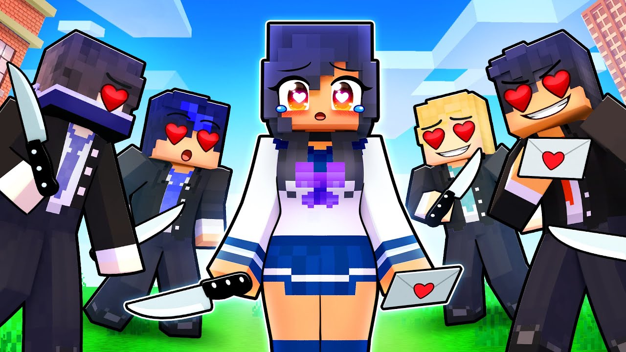 10 FRIENDS on one YANDERE Block!