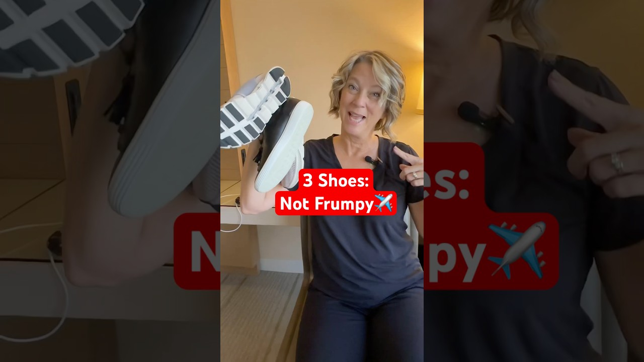 3 Travel Shoes NOT FRUMPY #waterproof #travelshoes #traveltip