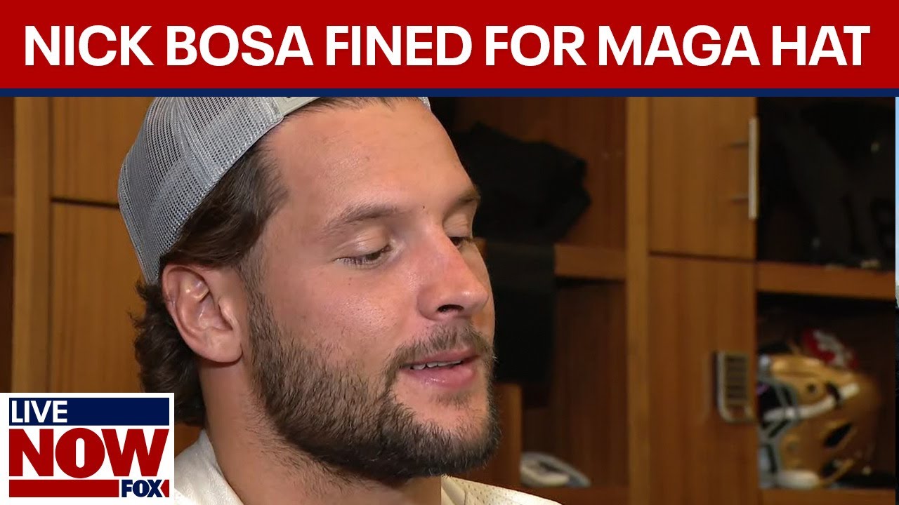 49ers’ Nick Bosa fined for wearing MAGA hat  | LiveNOW from FOX