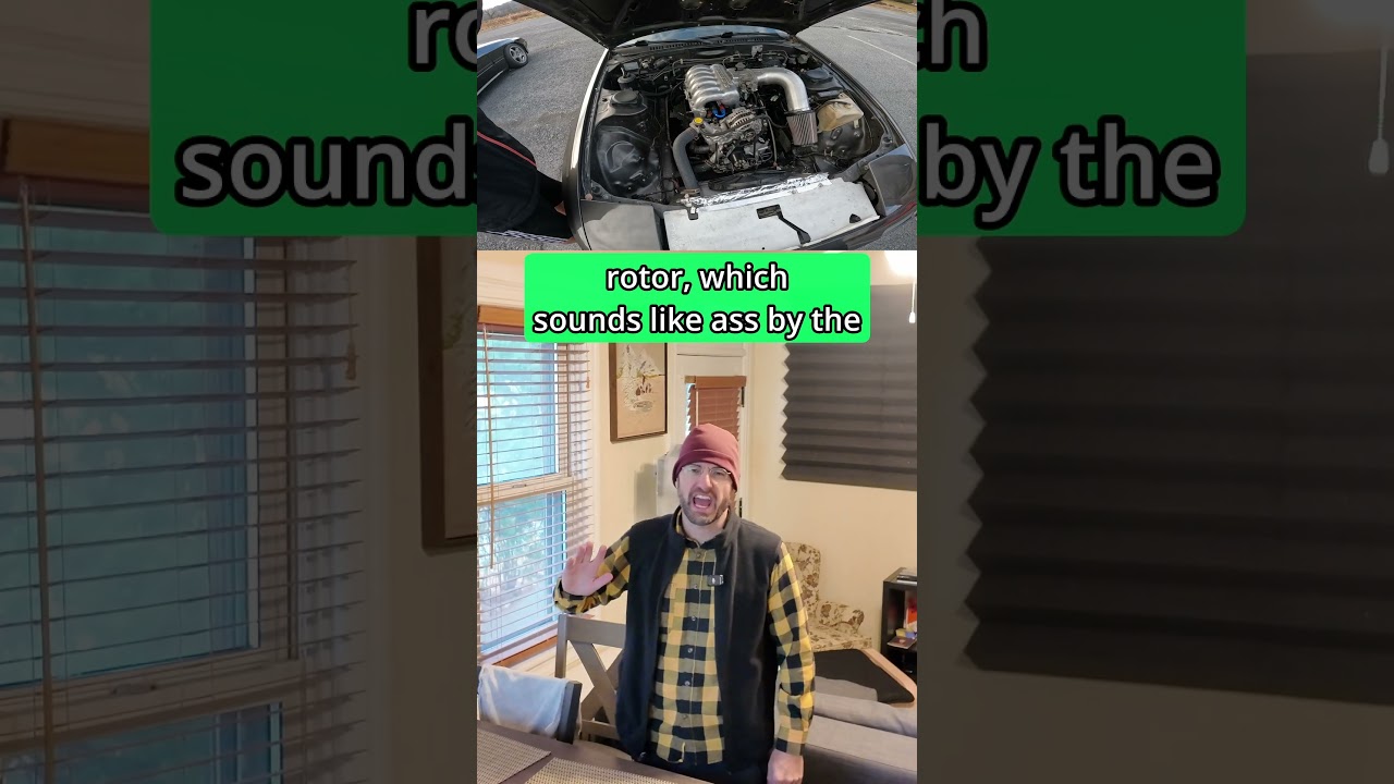 A Mazda RX7 FC 3-Rotor swap is weird. #mazda #cars #RX7 #FC #wankel #mazdarx7