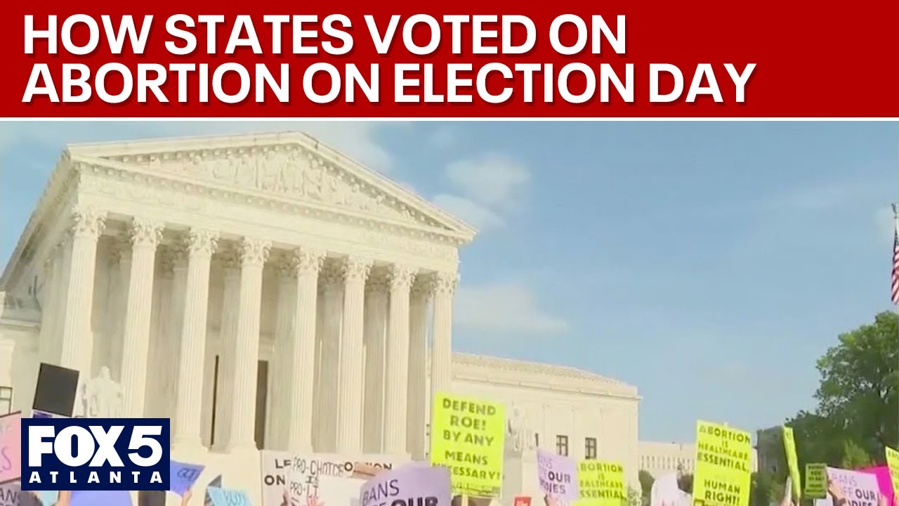 Abortion on the ballot: What states decided | FOX 5 News