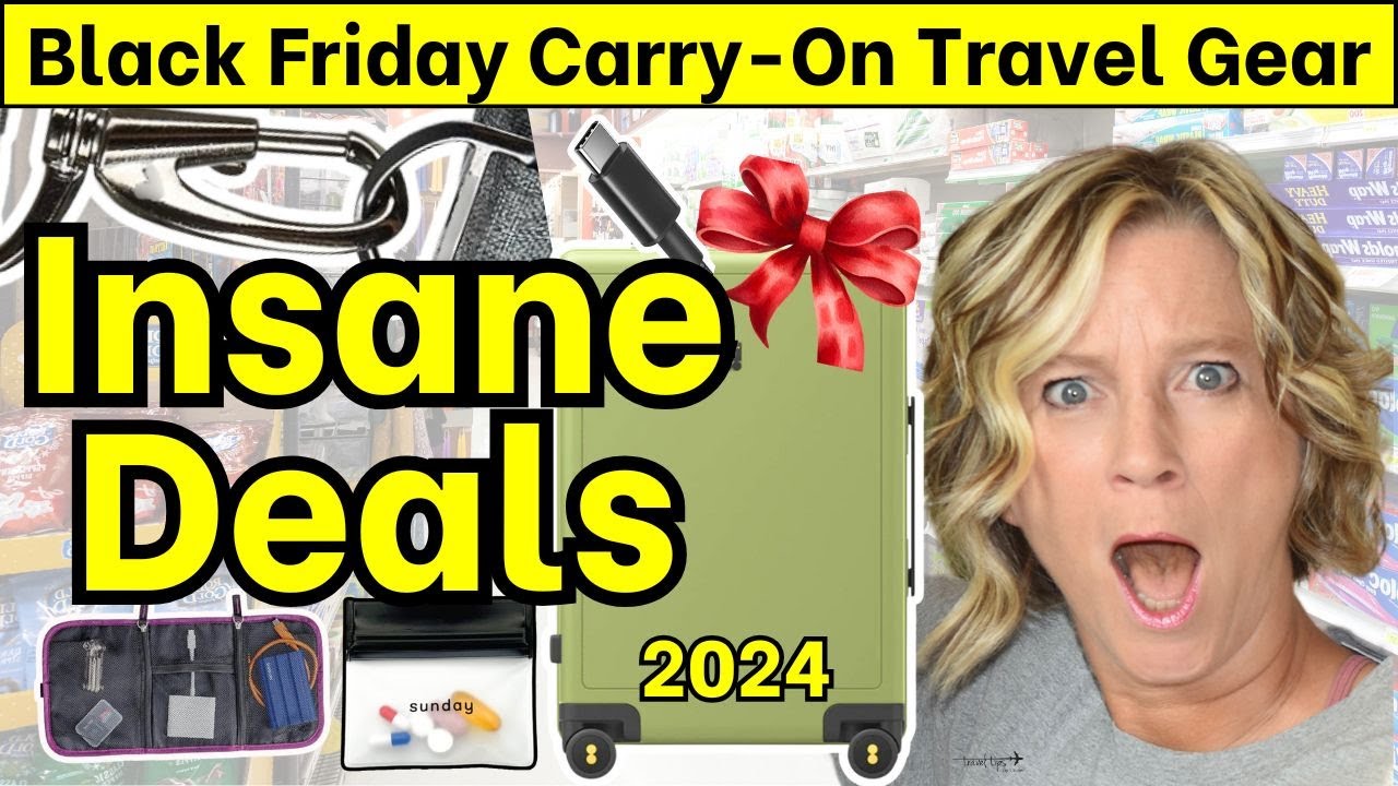 Black Friday Travel Essentials for Carry-On Luggage
