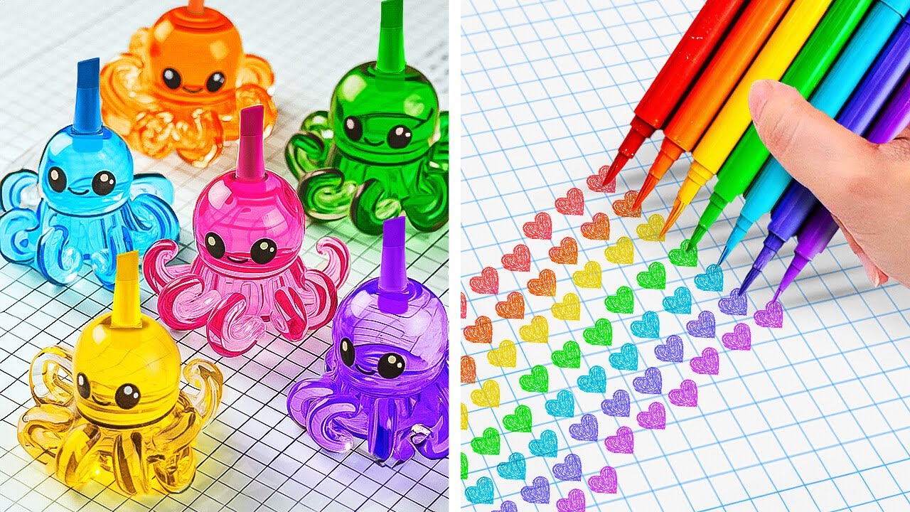 Brighten Your School Day with These Rainbow DIYs! 🌈✂️