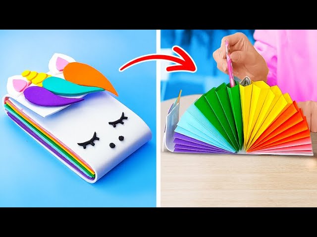 🎨 Craft Your World: Vibrant DIY School Supplies!
