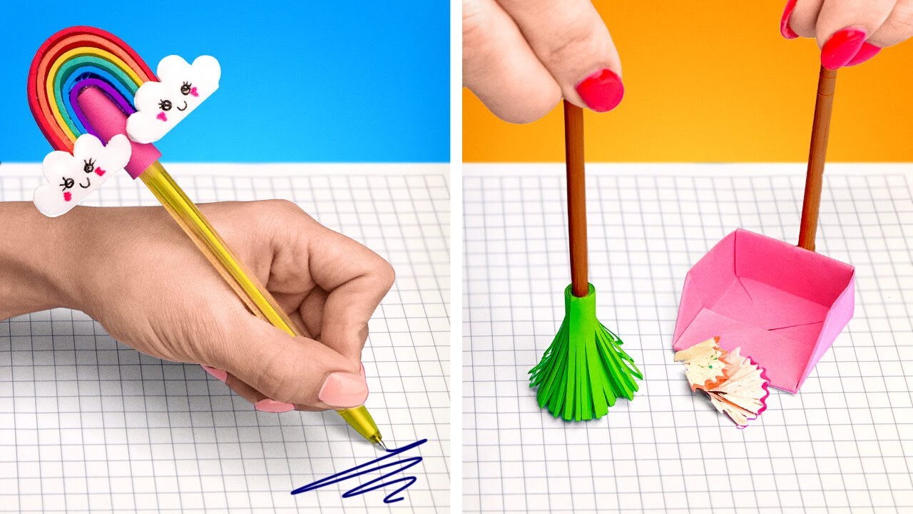 CREATIVE SCHOOL CRAFTS ✏️ FUN HACKS TO IMPRESS YOUR FRIENDS