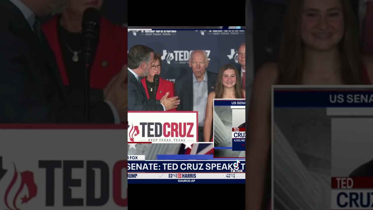 Cruz celebrates his win over Colin Allred in Texas