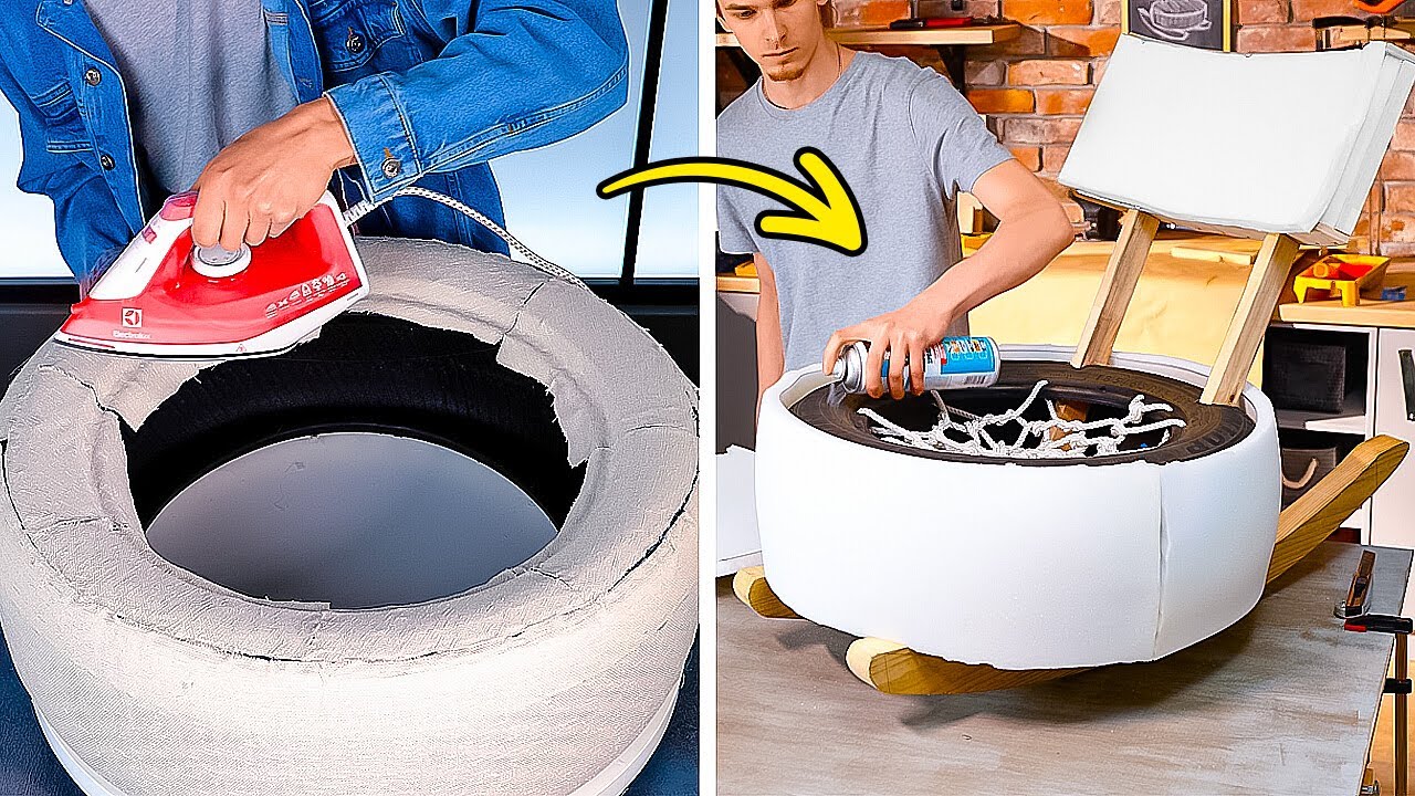 DIY Projects to Turn Recycled Tires Into Stylish and Functional Creations