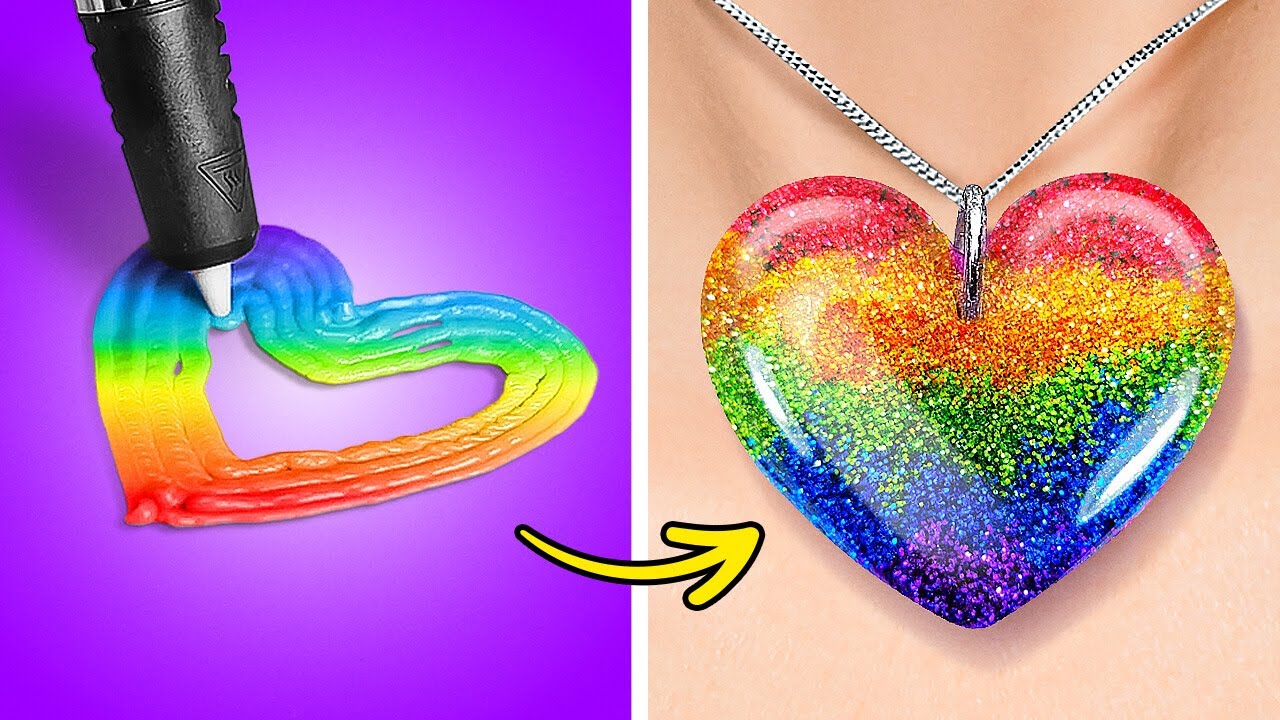 ✨ DIY Trendy Jewelry & Accessories You Can Create with a Glue Gun, Epoxy, 3D Pen & Clay