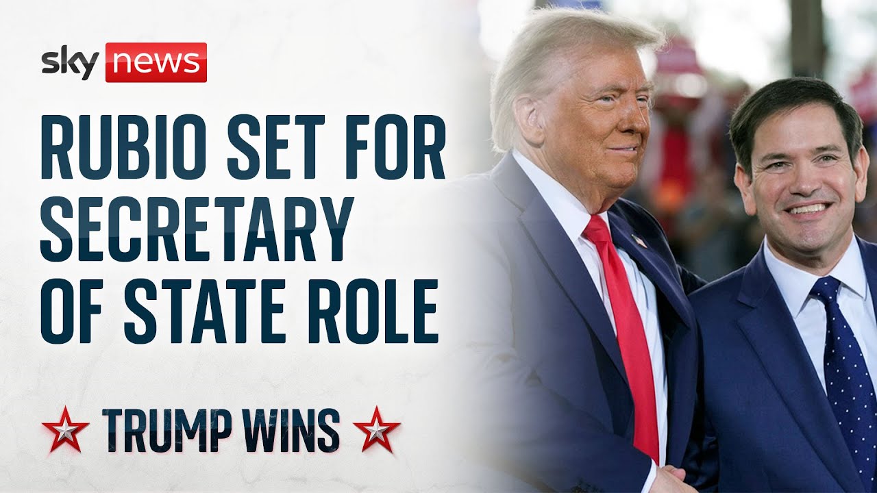 Donald Trump to name Marco Rubio as secretary of state – reports