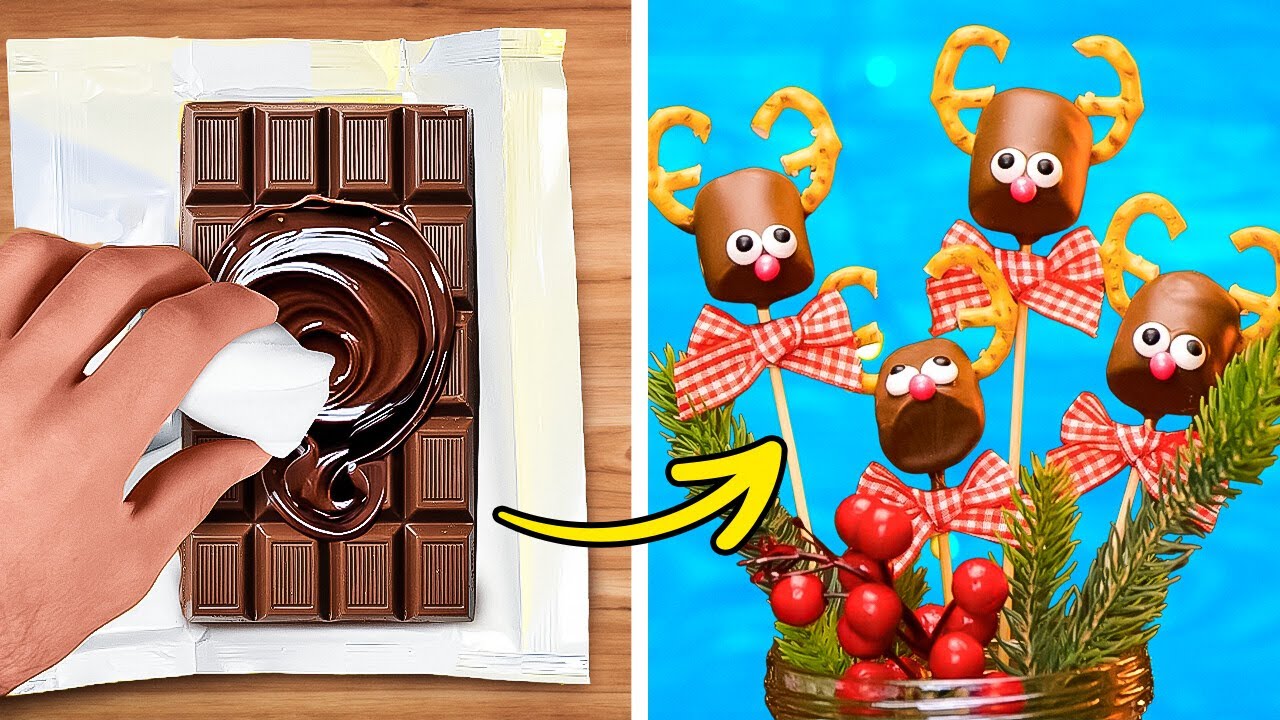 EASY CHRISTMAS DESSERTS YOU CAN MAKE IN MINUTES 🥰🍫