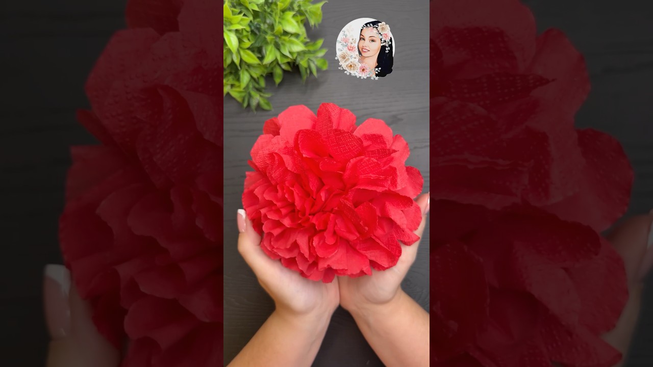 Easy Paper Craft Ideas! Home decor Paper Flowers