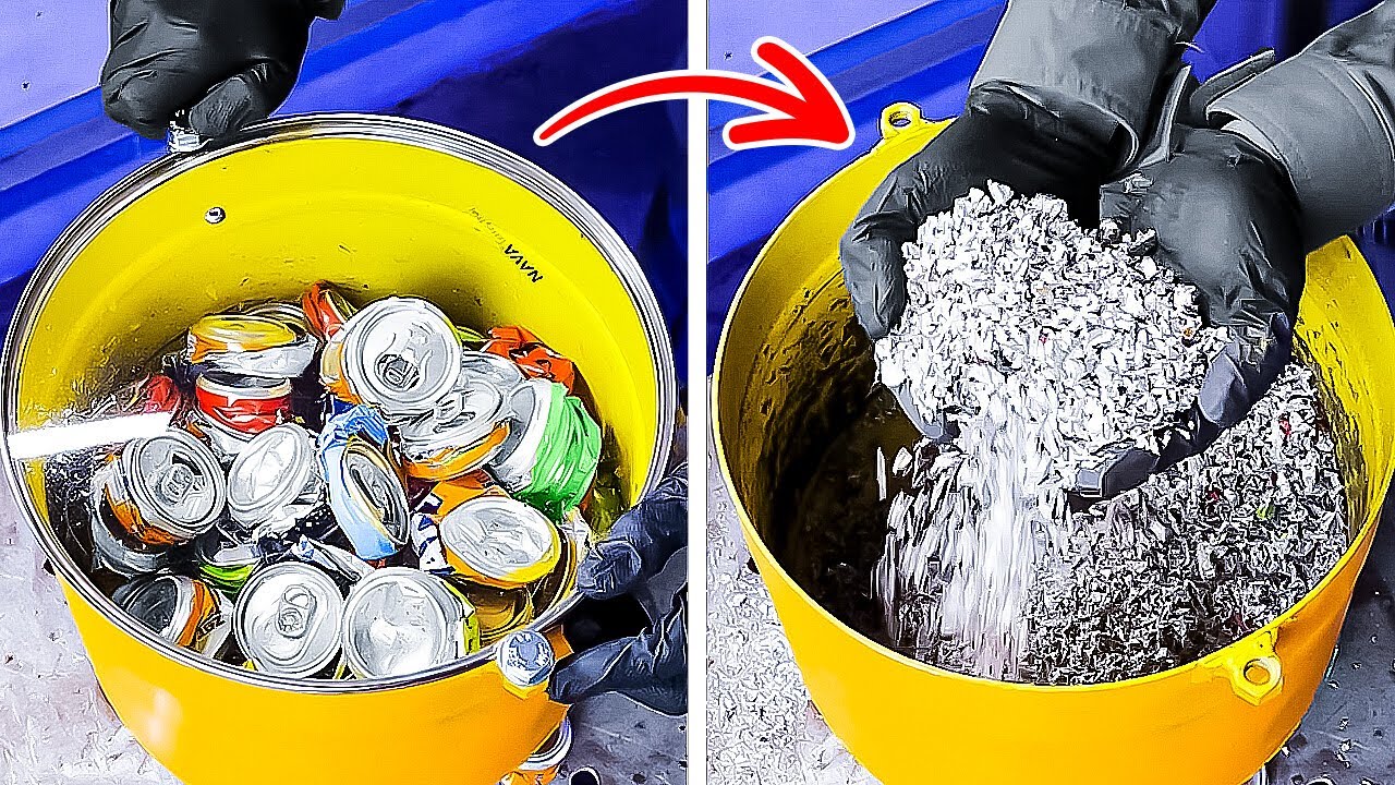Epic Crafts You Can Make from Recycled Cans and Junk